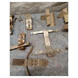 Collection of Used Metal Brackets and Hitch Parts