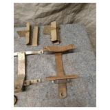 Collection of Used Metal Brackets and Hitch Parts