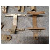 Collection of Used Metal Brackets and Hitch Parts