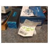 Automotive Parts and Manuals Lot including Brake Pads and Side Mirror