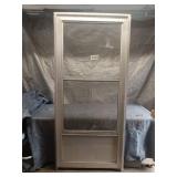 Aluminum Storm Door with Screen Insert, 30x80