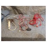 Collection of Electrical Extension Cords and Power Strip