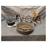 Collection of Vintage Spray Guns with Ryobi Buffer
