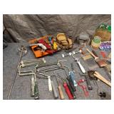 Collection of Painting and Flooring Tools with Accessories