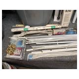 Assortment of Window Blind and Curtain Rod Accessories