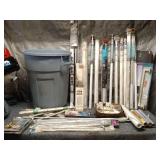 Assortment of Window Blind and Curtain Rod Accessories