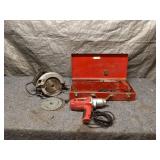 Set of 3 Power Tools including Skilsaw Circular Saw and Testmark Impact Wrench