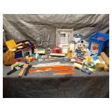 Large Assortment of Painting and Decorating Tools and Supplies