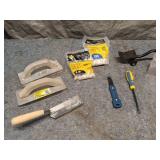 Assorted Masonry Tools and Supplies Set