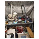 Lot of Vacuum Cleaners and Attachments Including Kirby Tradition