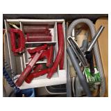 Lot of Vacuum Cleaners and Attachments Including Kirby Tradition