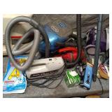 Lot of Vacuum Cleaners and Attachments Including Kirby Tradition