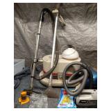 Lot of Vacuum Cleaners and Attachments Including Kirby Tradition