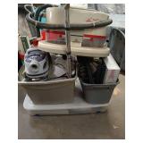 Lot of Vacuum Cleaners and Attachments Including Kirby Tradition