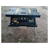 Portable Folding Workbench with Adjustable Legs