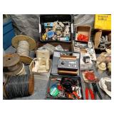 Collection of Assorted Electrical Supplies and Components