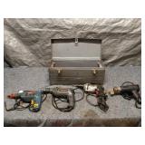 Set of Power Tools with Craftsman Metal Toolbox