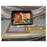 Collection of Hand Tools and Accessories with Tool Tray