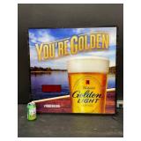 Michelob Golden clock
