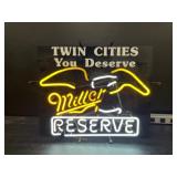 Twin Cities Miller Reserve neon