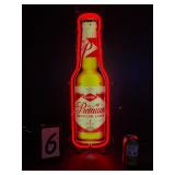 Grain Belt bottle neon