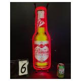 Grain Belt bottle neon