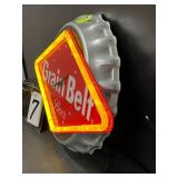 Grain Belt clock wit crackle tube