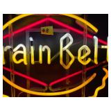 Vintage Grain Belt bottle cap, Liquors, neon