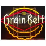 Vintage Grain Belt bottle cap, Liquors, neon