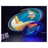 Miller Lite Vikings neon