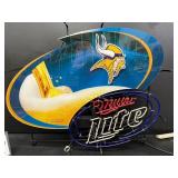 Miller Lite Vikings neon