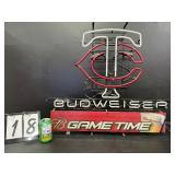 Bud, MN Twins, Game Time neon