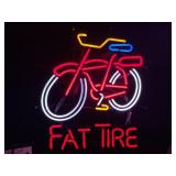 Fat Tire neon bike
