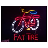 Fat Tire neon bike