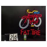 Fat Tire neon bike