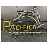 Pacifico with swordfish neon sign