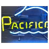 Pacifico with swordfish neon sign