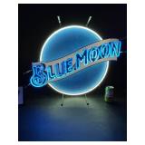Blue Moon neon sign
