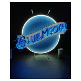 Blue Moon neon sign
