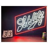 Schlitz Beer neon sign