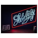 Schlitz Beer neon sign