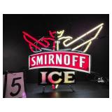 Smirnoff Ice neon sign