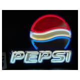 Pepsi double stroke neon with white letters