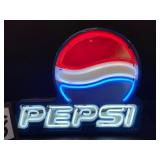 Pepsi double stroke neon with white letters