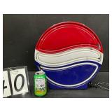 Pepsi logo, neon sign