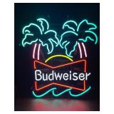 Bud palm trees neon