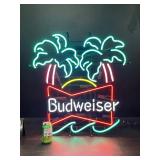 Bud palm trees neon
