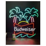 Bud palm trees neon