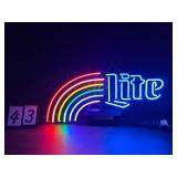 Miller Lite rainbow