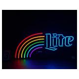 Miller Lite rainbow